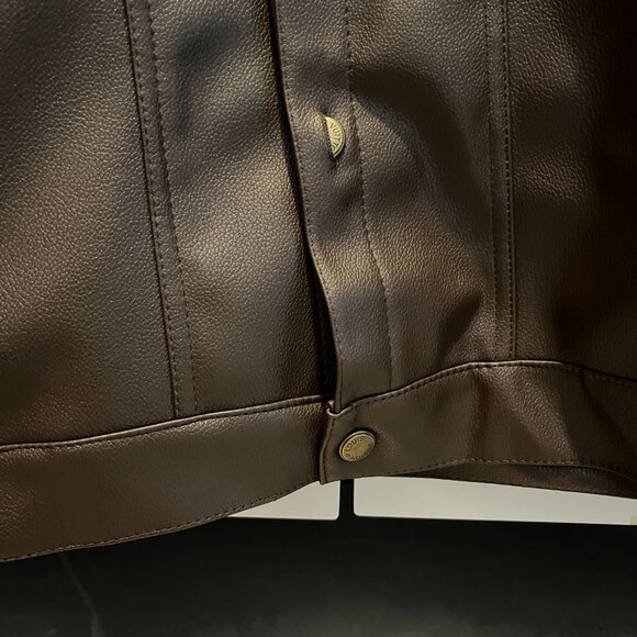 Louis Vuitton Brown Patchwork Leather Jacket - Picture 4 of 7